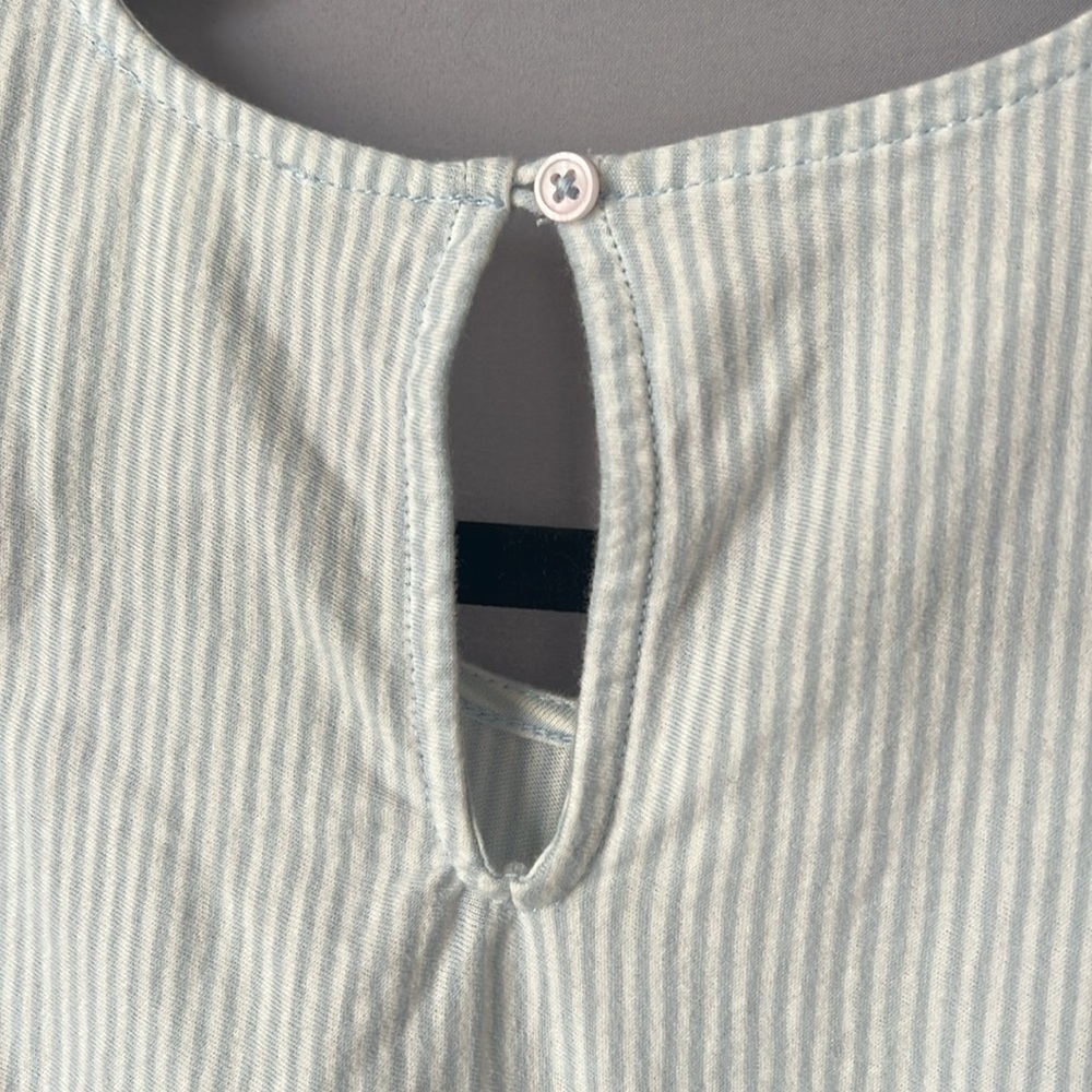 J. Crew baby blue ruffle tank top | size M - Picture 3 of 6